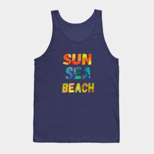 Sun Sea & Beach Tank Top